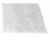 white fur rug