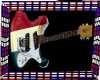 RED WHITE BLUE GUITAR