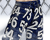 number pants