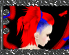 Toxic Red & Blue Hair