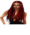*F*Sidore Red&Black Hair