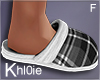 K winter grey slippers F
