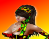 Reggae Scarf with hair