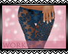 !Blue Lacey Leggings xxl