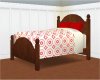 Red Swirl Bed