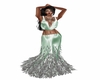 Seafoam Satin Gown