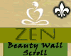 Zen Beauty Wall Scroll
