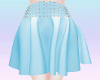 ~Light Blue Spiked Skirt