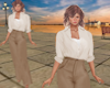 TF* Baggy Pant Set Beige