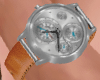 (7K)Silv TanLeatherWatch
