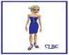 clbc blue hearts dress