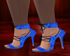 Blue Corduroy  Heels