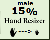 Hand Scaler 15% Male