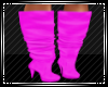 Pink Knee High Boots