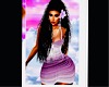 Purple Mini Swirl Dress