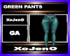 GREEN PANTS
