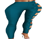 Teal Belted Pants