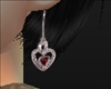 LS Red Heart Earrings