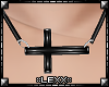 [xx]Latex Cross Necklace