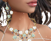 (7K)Opal Dia Earrings