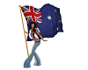 Aussie Flag w/Poses