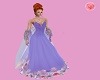 lilac and roses gown
