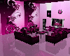 cute purple chill room