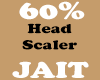 60% Head Scaler