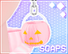+Pumpkin Earrings Pink
