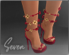 !7 Crimson Shoes