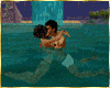 Romantic swimming