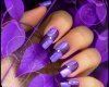 purple classy nails