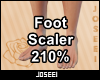 Foot Scaler 210%
