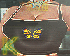 butterfly black tank top