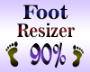 Foot Resizer Scaler 90%