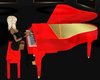 Red Glass Piano