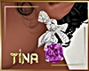 ▶Silver Lilac Earrings