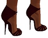 Burgandy strappy heels