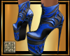 [L] Designer  Blue Boots