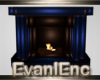 !E! Blue Fireplace