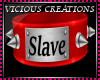*V* Red Slave Collar