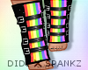 !D! Pride Rainbow Socks