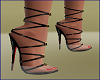 Black Dainty Heels Shoes