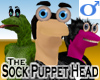 Sock Puppet Head -Mens