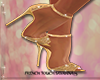 "SAV" LESLY GOLDEN PUMPS