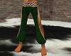 Green harem pants