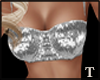 silver bra top