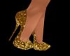 Gold Party Heels