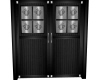 blk wood/pvc doors