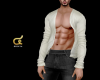 ๔ White Open Shirt